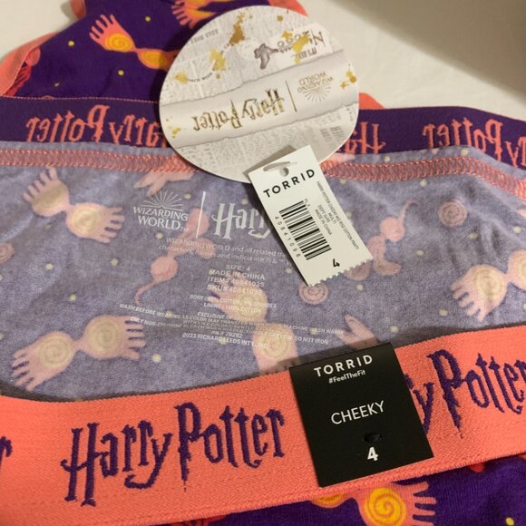 Torrid Cheeky Panties Underwear Harry Potter Luna Lovegood Plus Size 4 26 - Picture 4 of 4